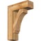 Ekena Millwork Imperial Block Rough Sawn Bracket w/ Offset Brace, Western Red Cedar, 8"W x 24"D x 32"H BKT0806X24X32IMP05RWR - alternate 1